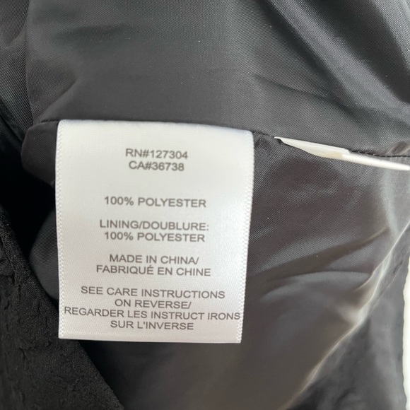 KerryBrooke black crinkled blazer size large - Picture 6 of 7